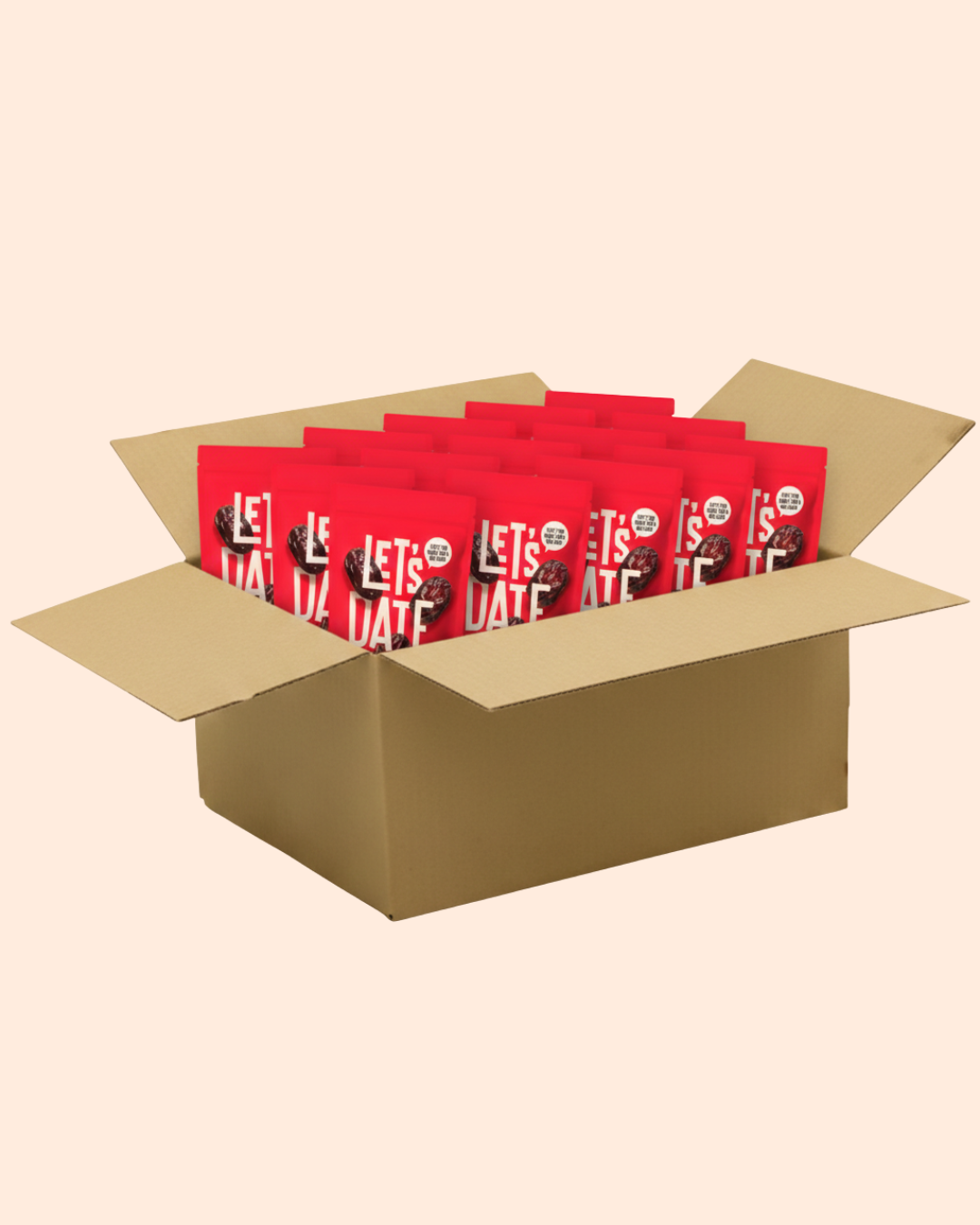 Box of Premium Medjool Dates - 16 Snack Packs