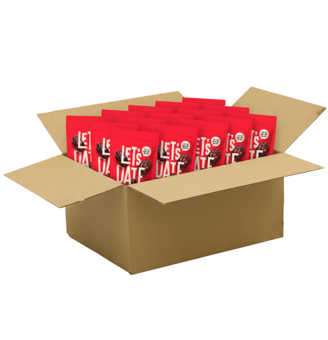 Box of Premium Medjool Dates - 16 Snack Packs  +Free Shipping